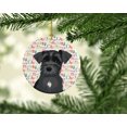 thumbnail image 2 of Schnauzer Black #1 Christmas Ceramic Ornament 2.8 in x 2.8 in, 2 of 3