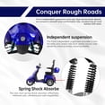 thumbnail image 6 of XlluproidA Heavy-Duty All Terrain 4-Wheel Mobility Scooter, Blue, 500 lb Limit, 6 of 11