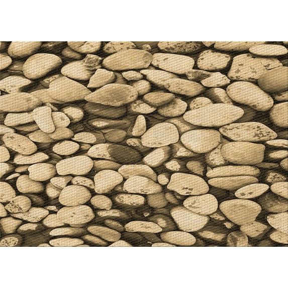 Ahgly Company Indoor Rectangle Patterned Red Dirt Brown Area Rugs, 7' x 10'