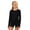 0#Black164, variant on Lullu Toddler Girls Athletic T-Shirt Breathable Lightweight Long Sleeve T Shirt with Thumb Hole, Black