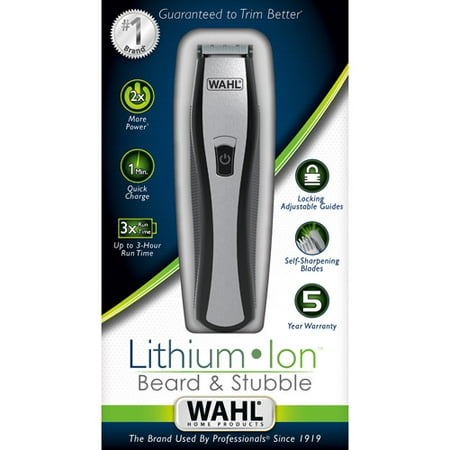 Wahl Lithium Ion Adjustable Beard & Stubble (Best Stubble Trimmer For 5 O Clock Shadow)