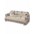 thumbnail image 2 of Boho Geometric Couch Cover for 2 Cushion Sofa, Retro Rustic Chic Ethnic Abstract Patterned Washable Loveseat Sofa Covers Slipcover for Sectional Sofas L-Shaped, Couch Throw Cover 71"x118", 2 of 9