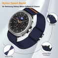 thumbnail image 4 of Correa de reloj Hexasider de nailon elástico para Samsung Galaxy Watch 8, 4 of 7