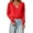 Red, variant on HOWPAY Womens Cardigan Sweaters Button up V Neck Long Sleeve Solid Color Casual Jacket Knit Cable Lightweight Soft Loose Y2K Fall Outfits Black L