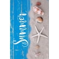 thumbnail image 2 of Starfish Shells Blue Wood Texture Coastal Area Rug 5' x 8' Modern Cute Carpet for Decor Outdoor Patio Deck Backyard Balcony Camping Rv Picnic Mat Livingroom Office Rug, 2 of 6