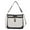 Charcoal White, variant on Evie Women Shoulder bag Vegan Leather Handbag Crossbody Bag by Mia K - Chocolate Beige
