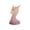 Pink, variant on Roman Owl Shaped Resin Crystal Ball Base, Exquisite Handmade Resin Craft, Stable Supporting Structure, Dedicated Holder for Crystal Ball Display Home Office Desktop & Artistic Ornament Layout