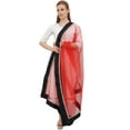 thumbnail image 4 of Phagun Indain Women's Hijab Scarf Throw Net Dupatta Chunni Neck Wrap-Red, 4 of 5