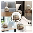 thumbnail image 7 of 2pc Miramar Bathroom Set Waste Basket & Tissue Cover Modern Classic Decor Stylish Unique Design Beautiful Multi Color Bathroom Accessories Set, 7 of 7