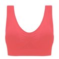 thumbnail image 7 of Womens Bras 3-Pack Sports Bra Without Support Yoga Running Underwears Sport Bras for Women WatermelonRed 2XL, 7 of 7