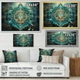 thumbnail image 4 of Designart "Om Symbol Hinduisim Sacred painting" Spiritual Floater Framed Wall Decor, 4 of 7