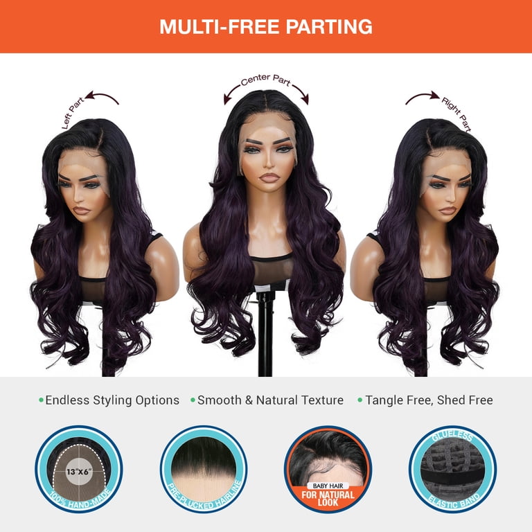 GLAM21USA HD LACE Front Wig Loose Wave 13X6 Transparent Lace 