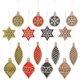thumbnail image 1 of Adornos navideños colgantes de madera 16 Uds YONGSHENG, 1 of 5