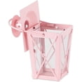 thumbnail image 3 of VERDUGO GIFT Iron Railroad Hanging Lantern Pair, Pink, 3 of 8