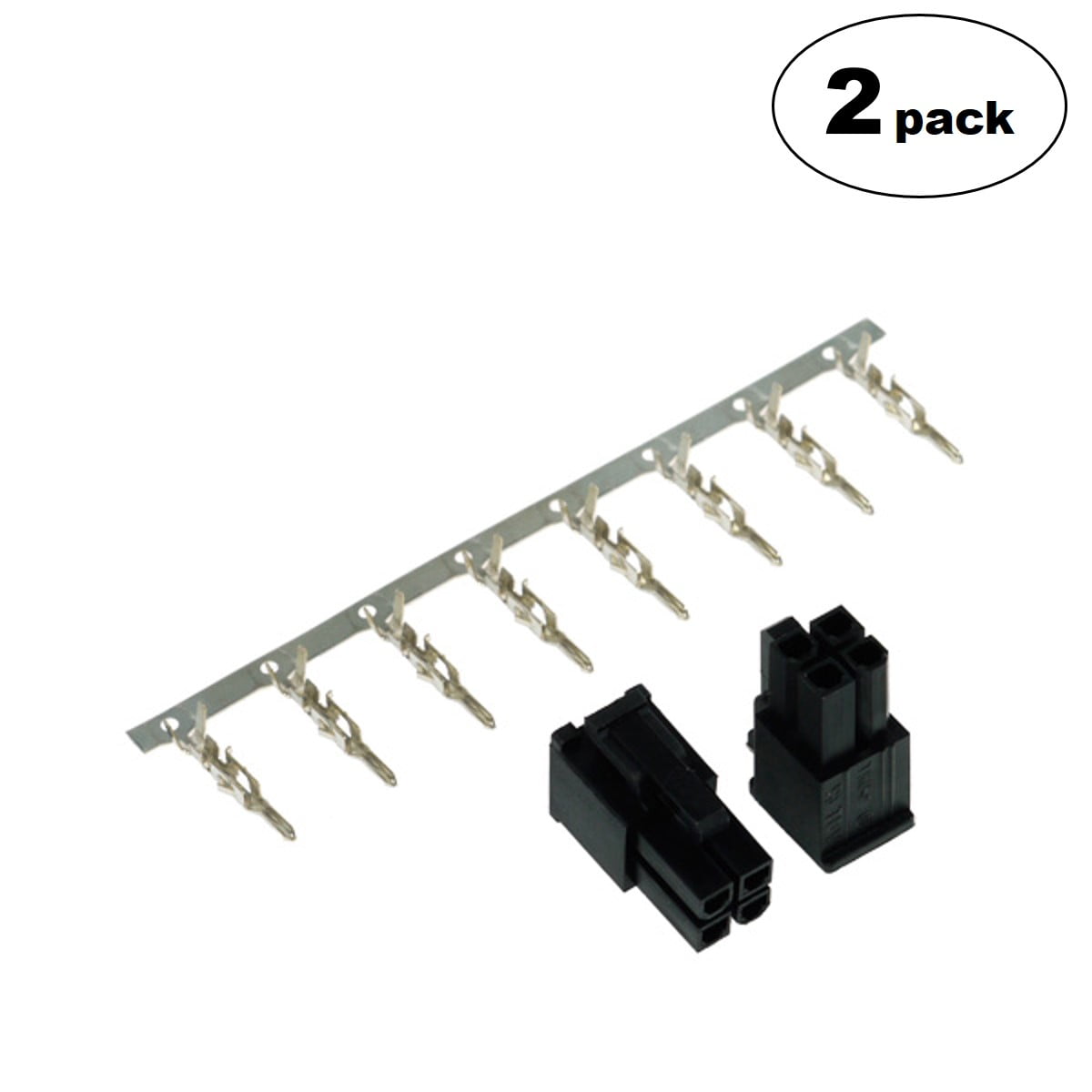 English Includes One Male/One Female Per Card Radnor RAD64002156 Model 2-MBP 300 Amp Cable Connector Set for 1/0-3/0 Cable Plastic 1 x 1 x 1 15.34 fl oz. 