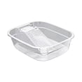 thumbnail image 3 of Lavabo de tabla de lavar, de lavado, portátil, práctico, ahorrador de espacio, ligero, para lavar ropa, dormitorio, tabla de fregar, lavadero Blanco, 3 of 8