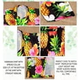 thumbnail image 4 of LA LEELA Men's Hawaiian Shirts Short Sleeve Button Down Shirt Men's Party Shirts Casual Holiday Summer Tropical Island Shirts for Men Funny XL Pineapple, Multicoloured For Dad, 4 of 6