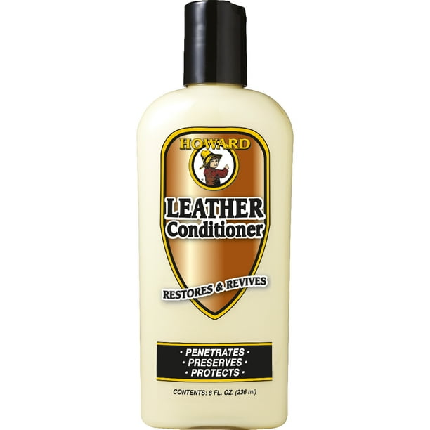HOWARD Bálsamo Acondicionador para Cuero y Piel | Con Cera de Abeja y Cera de Carnauba | Restaurador y Protector de Artículos de Piel | Para Zapatos, Muebles de Piel, Carteras 236 ml (8 oz)