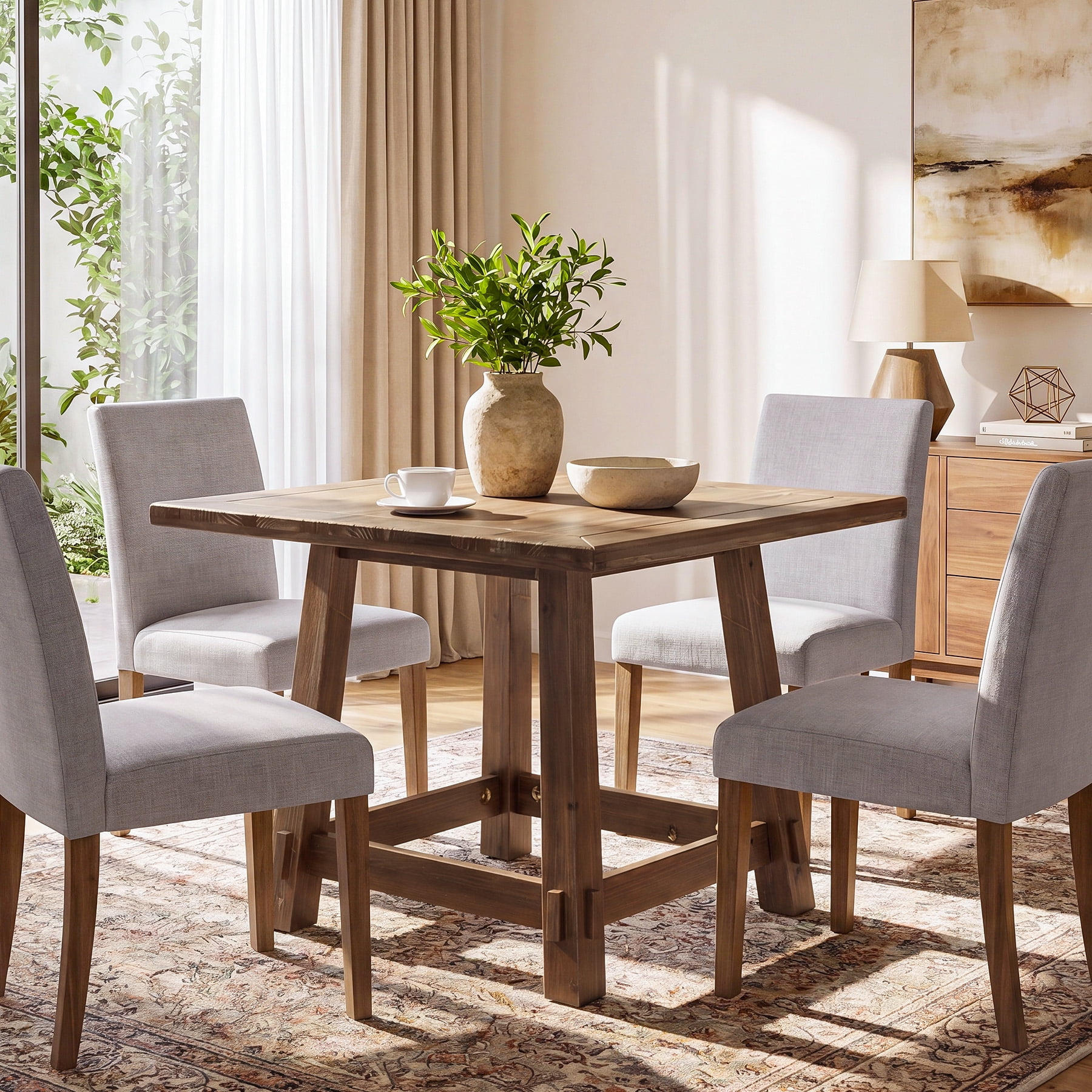 ACME Cardiff Dining Table, Espresso - Walmart.com