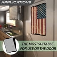 thumbnail image 6 of Psesaysky Faded American Flag RV Door Window Shade Cover, Camper Sunshade Privacy Screen Window Cover, 17.3x26 inches，Travel Trailer Motorhome Sun Shade RV Accessories, 6 of 7