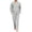 Light Gray, variant on Iaqnaocc Pajama Set for Men Cozy Soft Casual 2 Piece Set Long Sleeve Top and Pants Lightweight Loungewear Black S