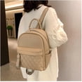 thumbnail image 7 of Women Mini Backpacks Small Backpack Purse Fashion Vegan Leather Quilted Little Daypack Bag, 7 of 7