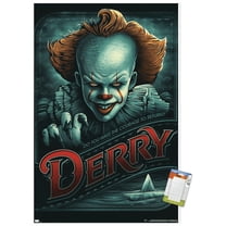 IT - Pennywise Derry Wall Poster, 14.725" x 22.375"