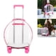 thumbnail image 3 of Cat Trolley Case Carrier Bag, Pet Bubble bag case para pequeño, transparente Rosa jinwen Caja de la carretilla, 3 of 8