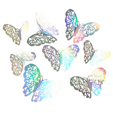 xinxixnxx Pack of 12 Wall Stickers Decoration Self-adhesive Decals Insect Removable Art Home Bedroom Door Refrigerator Party Cling Type 1