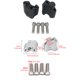 thumbnail image 4 of Naiovety 2 uds accesorios para vehículos de motocicleta aleación de aluminio resistente para hacer que el proceso de conducción sea más Bicicletas eléctricas Plata 1, 4 of 6