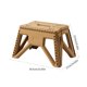 thumbnail image 3 of Fiudx Ofertas del día Taburete plegable pequeño para acampar al aire libre Taburete pequeño conciso para adultos Taburete de plástico portátil para acampar Taburete para pescar, 3 of 7