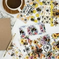 thumbnail image 3 of 10Sheets UV DTF Cup Wrap 10 Styles Sunflower Bee Honeycomb Rub on Transfers Waterproof PVC Paper Rub on Decals for DIY 16OZ Glass Cups Furniture Wood 9.5x4.3inch, 3 of 6