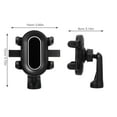 thumbnail image 2 of COMPUKAS Tripod Cell Phone Holder Attachment for Live Streaming Vlogging with Stable Grip Adjustable Clip 1Pack, 2 of 8