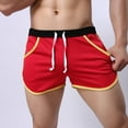 thumbnail image 1 of DPTALR Men's Summer Style Simple Sports Fitness Shorts Home Beach Trousers, 1 of 5