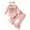 Pink, variant on Infant Girls Layette Set Long Sleeve Romper Jumpsuit Outfits Knitting Cotton Baby Clothes Fashion Casual Round Neck Collar Botton Tops Solid Color Long Pants Sets Pink