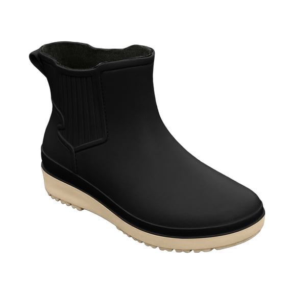 Waterproof Kitchen Boots For Women Summer Short Plastic Rain Shoes Thickened Overshoes