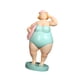 thumbnail image 4 of Figura de mujer de playa, escultura de escritorio, colección, linda estatua de resina artesanal, regordeta Verde, 4 of 8