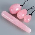 thumbnail image 5 of Huevos Huevo de piedra de jade, huevos de masaje Piedras 4 piezas Cristal Chakra Curación Yoga Ejercicio Huevos para entrenar los músculos de la PC para el ejercicio de las mujeres, 5 of 5