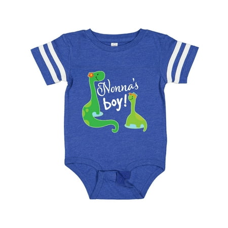 

Inktastic Nonnas Boy Grandson Dinosaur Gift Baby Boy Bodysuit