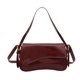 thumbnail image 5 of Bolso PU cuero de cuero casual sillín retro cita cita de trabajo de trabajo rojo, 5 of 9