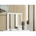 thumbnail image 6 of 38 in. x 38 in. Classic Square Framed Dresser Mirror - White, 6 of 6