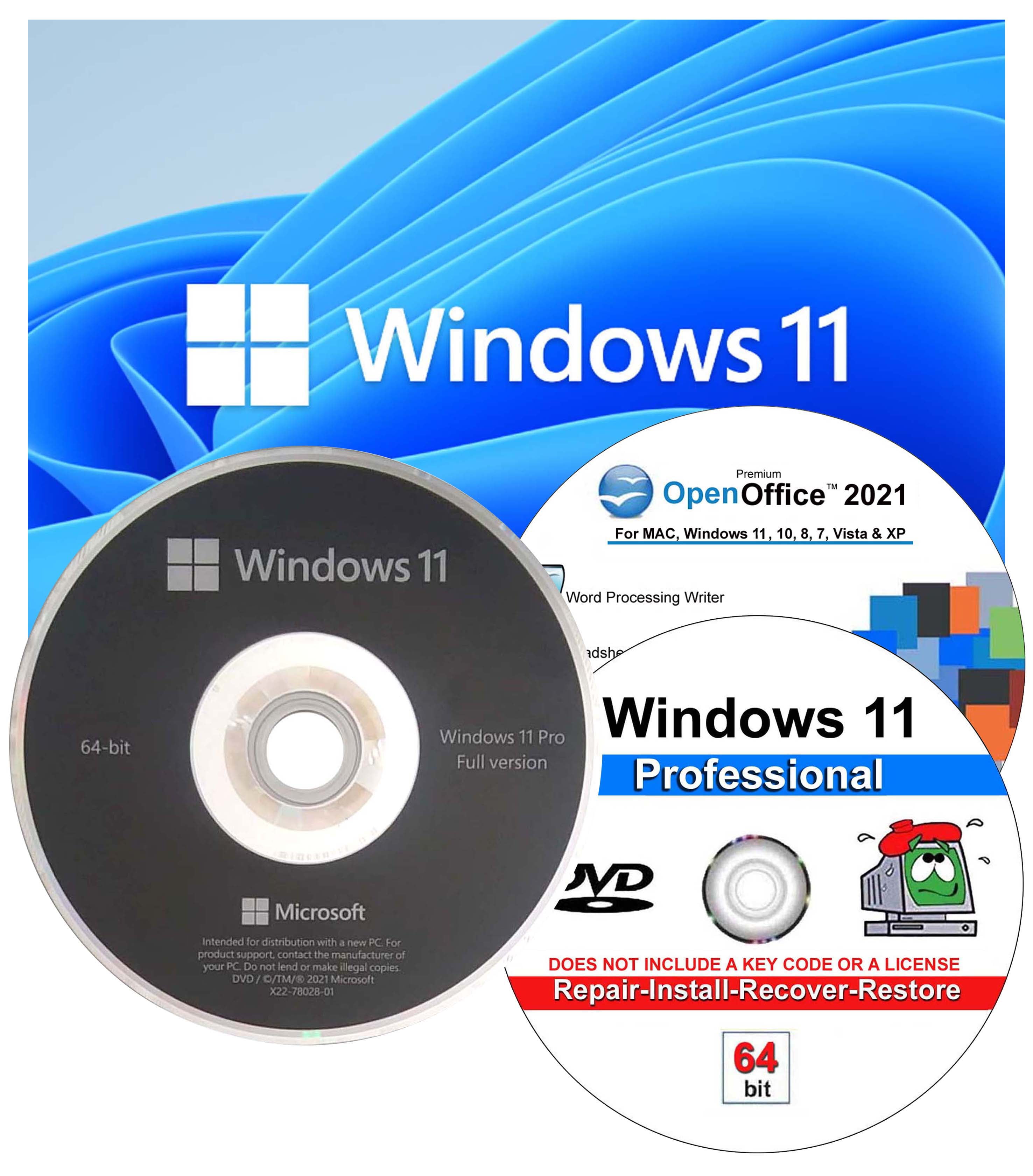 Windows 11 DVD Label