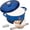 Blue, variant on Enameled Cast Iron Dutch Oven Pot with Lid, for Bread Baking, Round Bread Oven- include Sourdough Bread Baking Supplies Set, 4.5QT, Green