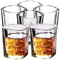 thumbnail image 1 of Square Shot Glasses - 2 Ounce Heavy Base Shot Glass Set, Whiskey/Vodka/Tequila Clear Shot Glass, 6-Pack, 1 of 8