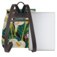 thumbnail image 3 of Balery Tropical Floral Jungle Mochila de Cuero para Mujeres, Gran Capacidad, Bolsa de Viaje Multifuncional, Mochila de Cuero y Bolsa de Hombro para Mujeres, 3 of 4
