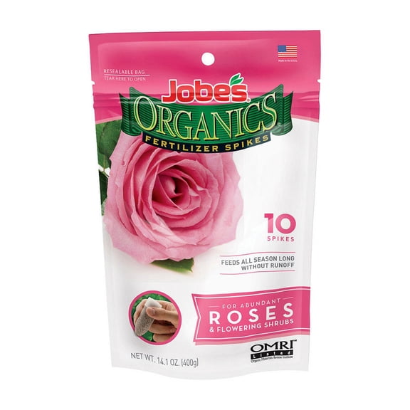 Jobe's Organic Spikes Roses Root Feeder 14.1 oz