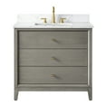 thumbnail image 3 of Vanity Art 36" Bathroom Vanity with Sink and Engineered Marble Top, Freestanding Storage Cabinet with 3 Drawers, 3 of 6