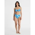 thumbnail image 2 of No Boundaries Hibiscus Printed Bikini Bottoms, Women’s, 2 of 5