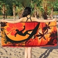 thumbnail image 5 of Beach Towels,Microfiber Active Print Beach Towel, for Swimming QuickDrying and Patterns Fine Fiber Beach Towel, for Swimming Sports and Quick-Drying, Beach Towels for Adults(F,27.5x59.8in), 5 of 5