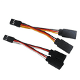 thumbnail image 2 of 10 Pcs JR/Futaba Style Servo 1 to 2 Y Harness Leads Splitter Cable Male to Female Extension Lead Wire for RC Models 7cm, 2 of 6